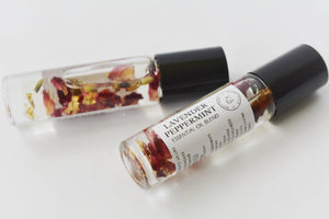 Essential Oil Natural Perfume Roll-on: Packaged in individual boxes / Rosemary Citrus Clove